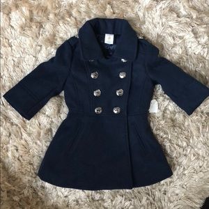 NWT 12-18 Month  Navy Peacoat. Just Stunning!!